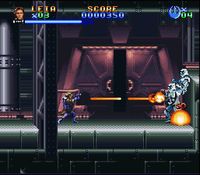 une photo d'Ã©cran de Super Star Wars - Return of the Jedi sur Nintendo Super Nes